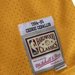 Mitchell & Ness Nba Swingman-Swingman Jersey Los Angeles Lakers 1994-95 Cedric Ceballos