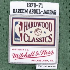 Mitchell & Ness Nba Swingman-Swingman Jersey Milwaukee Bucks Away 1970-71 Kareem Abdul-Jabbar