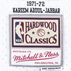 Mitchell & Ness Nba Swingman-Swingman Jersey Milwaukee Bucks 1971-72 Kareem Abdul-Jabbar