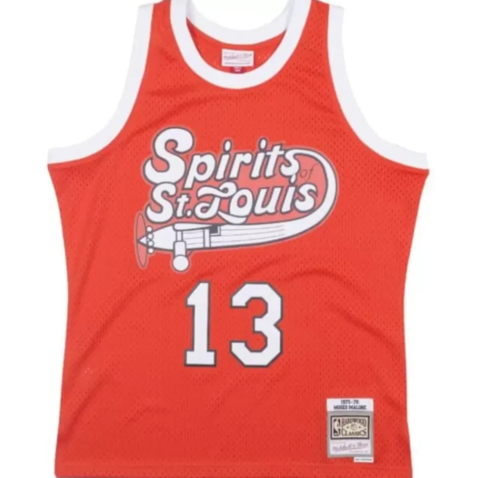 Mitchell & Ness Nba Swingman-Swingman Jersey Spirits Of St. Louis 1975-76 Aba Moses Malone