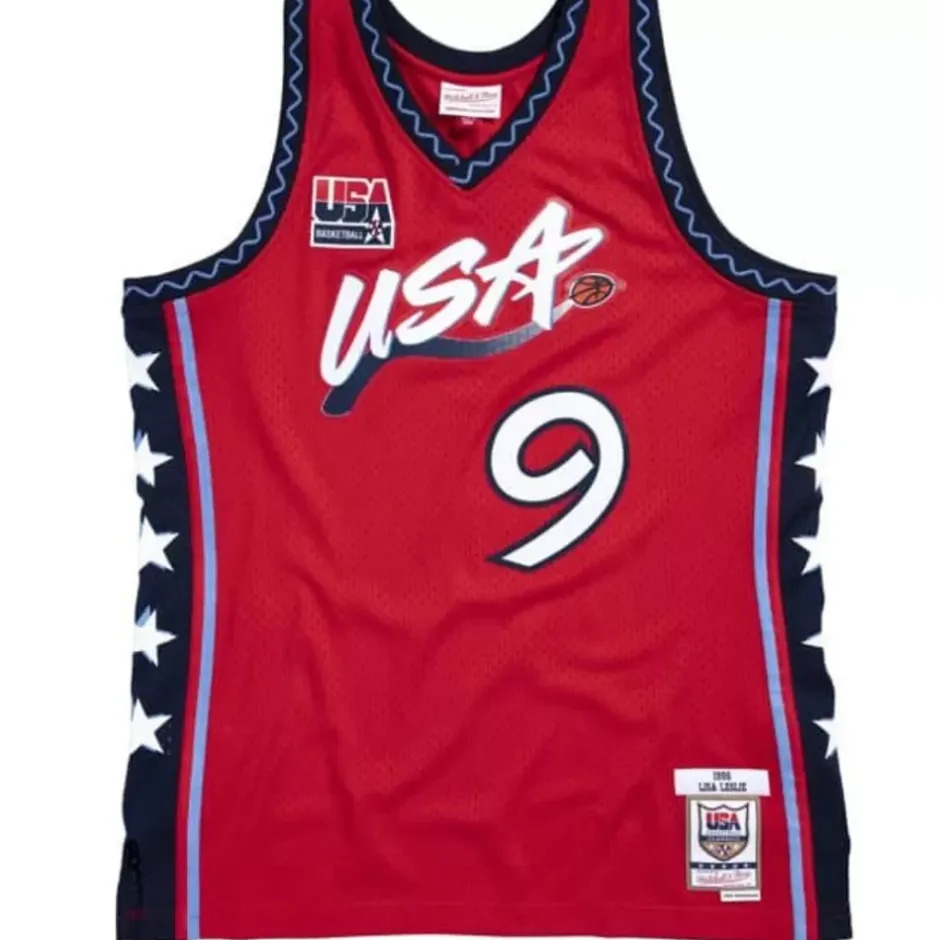Mitchell & Ness Nba Swingman-Swingman Jersey Team Usa 1996 Lisa Leslie