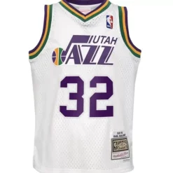 Youth Mitchell & Ness Big Kids-Swingman Jersey Utah Jazz 1991-92 Karl Malone