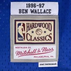 Mitchell & Ness Nba Swingman-Swingman Jersey Washington Bullets 1996-97 Ben Wallace