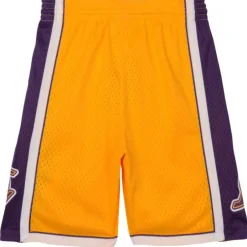Youth Mitchell & Ness Big Kids-Swingman Los Angeles Lakers Home Shorts