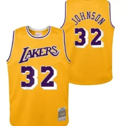 Youth Mitchell & Ness Big Kids-Swingman Magic Johnson Los Angeles Lakers Home 1984-85 Jersey