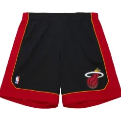 Men Mitchell & Ness Shorts-Swingman Miami Heat Black 2012-13 Shorts