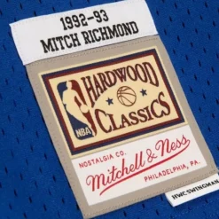 Mitchell & Ness Nba Swingman-Swingman Mitch Richmond Sacramento Kings 1992-93 Jersey