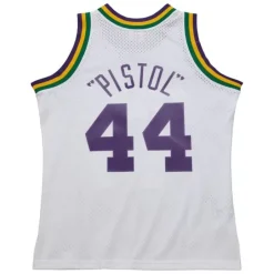 Mitchell & Ness Nba Swingman-Swingman Pete Maravich New Orleans Jazz White 1974-75 Jersey