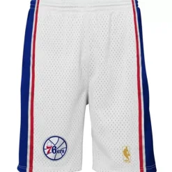Youth Mitchell & Ness Big Kids-Swingman Philadelphia 76Ers Home 1996-97 Shorts