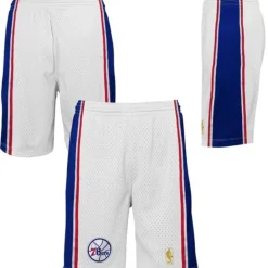 Youth Mitchell & Ness Big Kids-Swingman Philadelphia 76Ers Home 1996-97 Shorts