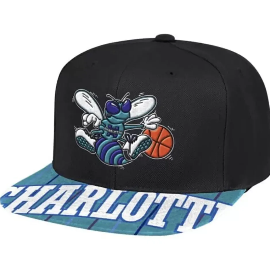 Mitchell & Ness Snapback-Swingman Pop Snapback Hwc Charlotte Hornets