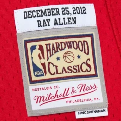 Mitchell & Ness Nba Swingman-Swingman Ray Allen Miami Heat Christmas Day 2012 Jersey