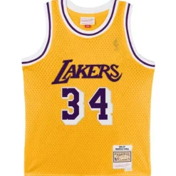 Youth Mitchell & Ness Big Kids-Swingman Shaquille O'Neal Los Angeles Lakers Home 1996-97 Jersey