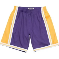 Mitchell & Ness Nba Swingman-Swingman Shorts Los Angeles Lakers Road 1984-85