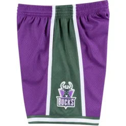 Mitchell & Ness Nba Swingman-Swingman Shorts Milwaukee Bucks Road 2000-01