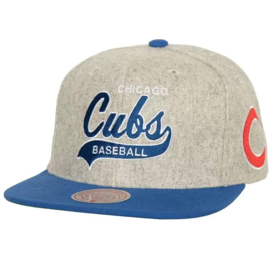 Mitchell & Ness Snapback-Tailsweep 2.0 Melton Snapback Chicago Cubs