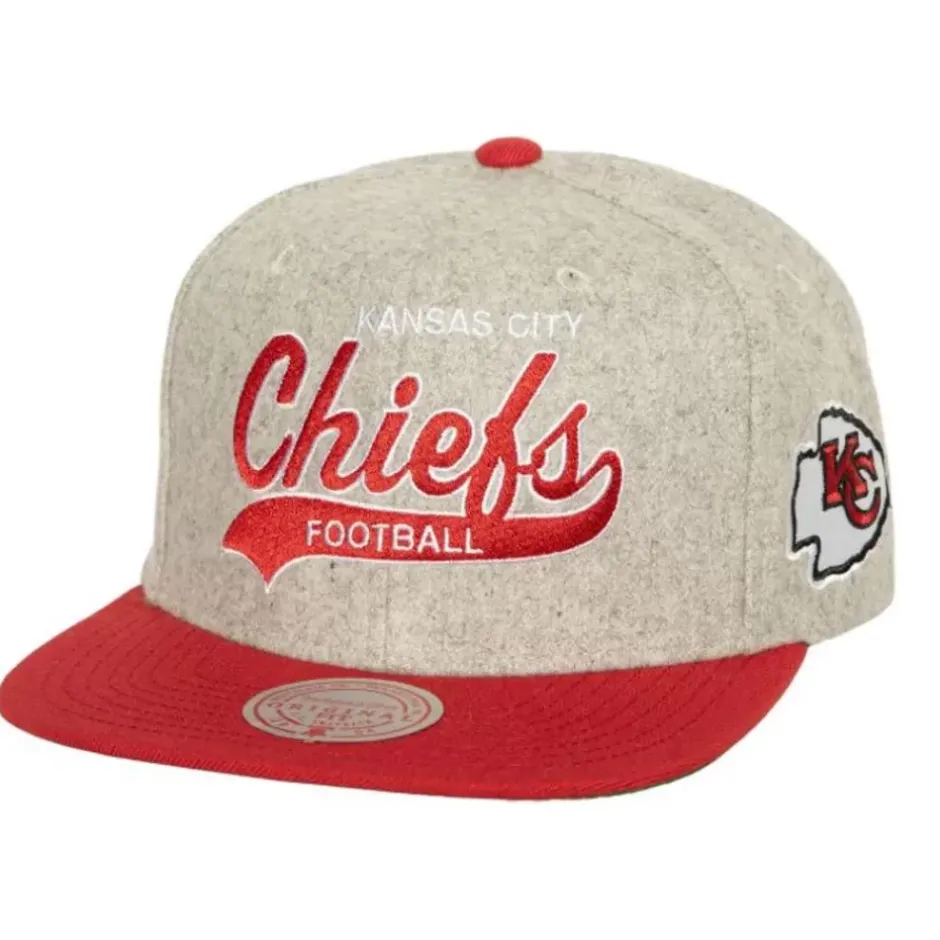 Mitchell & Ness Snapback-Tailsweep 2.0 Melton Snapback Kansas City Chiefs