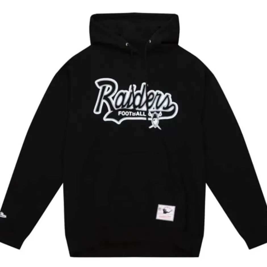 Men Mitchell & Ness Hoodies & Sweatshirts-Tailsweep Hoody Oakland Raiders
