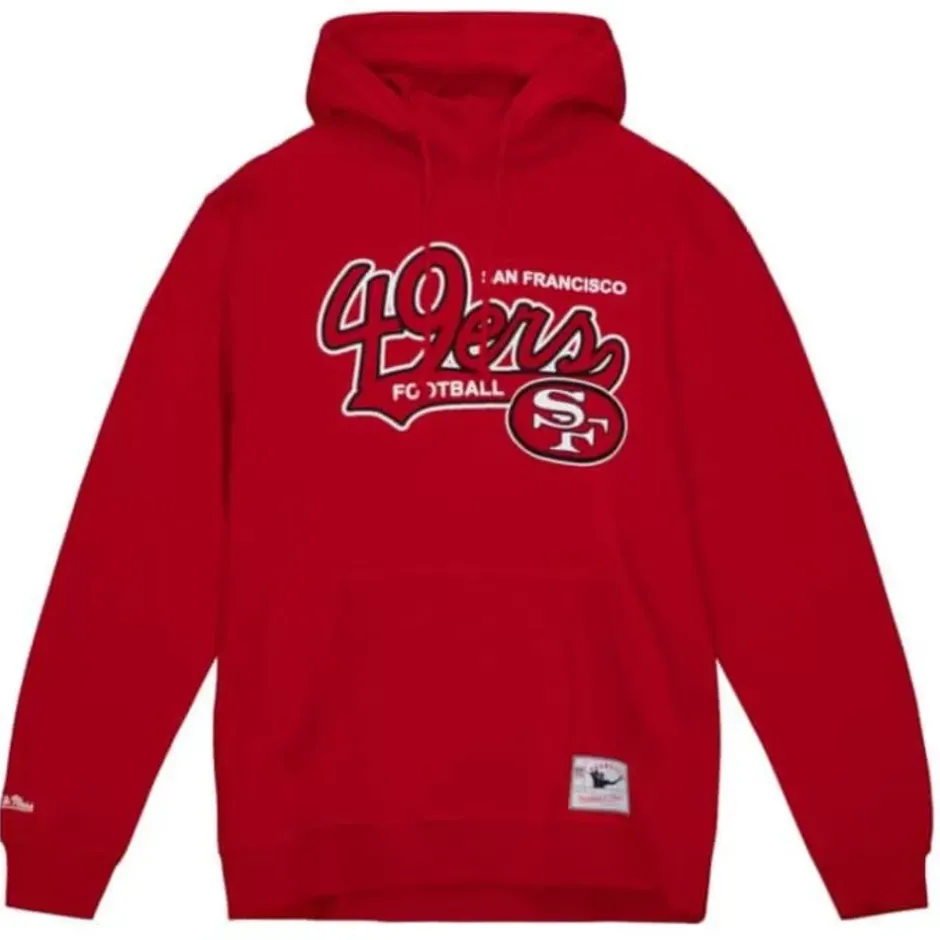 Men Mitchell & Ness Hoodies & Sweatshirts-Tailsweep Hoody San Francisco 49Ers
