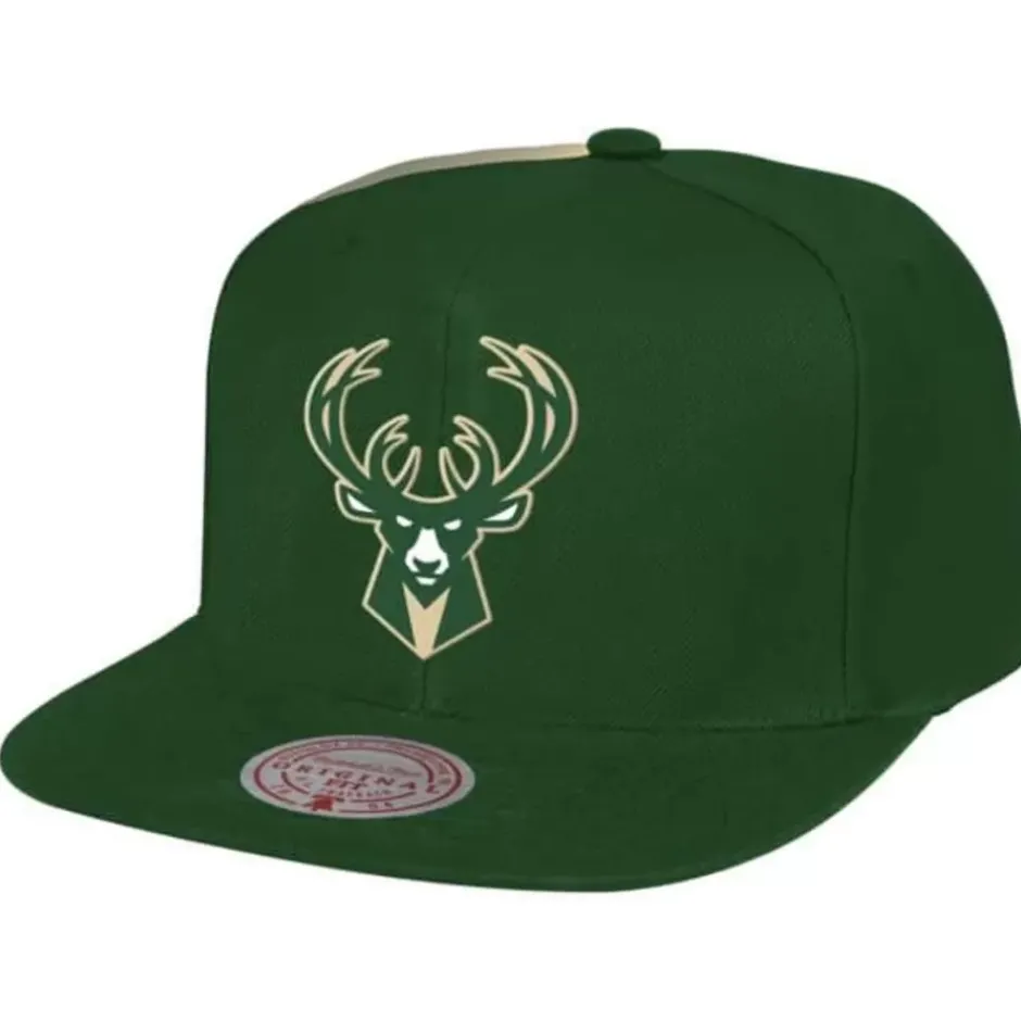 Mitchell & Ness Snapback-Tapestry Snapback Milwaukee Bucks