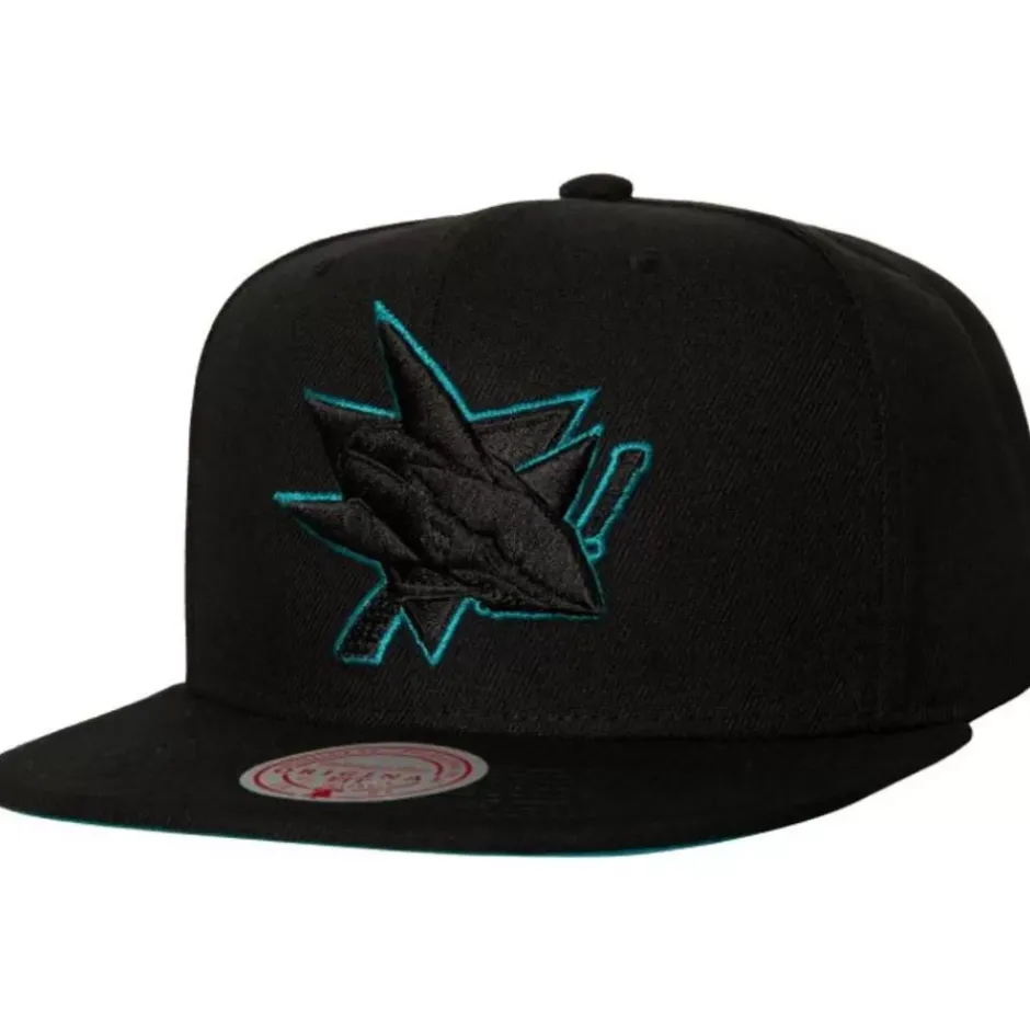 Mitchell & Ness Snapback-Tc Bottoms Snapback San Jose Sharks