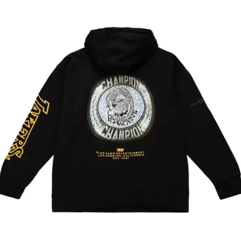 Men Mitchell & Ness Hoodies & Sweatshirts-Tde X Br Remix Hoody Los Angeles Lakers