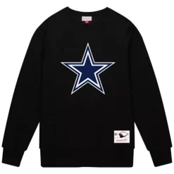 Men Mitchell & Ness Hoodies & Sweatshirts-Team Basic 2 Crew Dallas Cowboys
