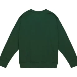 Men Mitchell & Ness Hoodies & Sweatshirts-Team Basic 2 Crew Green Bay Packers