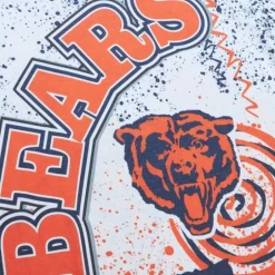 Men Mitchell & Ness T-Shirts & Tops-Team Burst Sublimated S/S Tee Chicago Bears