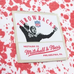 Men Mitchell & Ness T-Shirts & Tops-Team Burst Sublimated S/S Tee San Francisco 49Ers