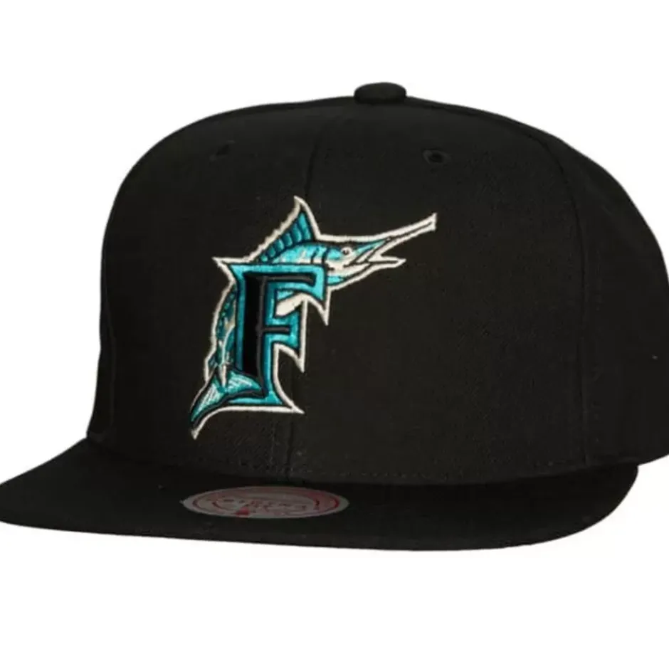 Mitchell & Ness Snapback-Team Classic Snapback Coop Florida Marlins