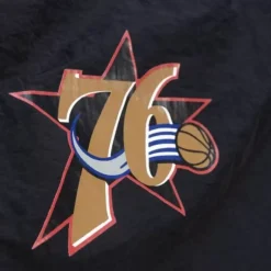 Men Mitchell & Ness Shorts-Team Essentials Nylon Shorts Philadelphia 76Ers