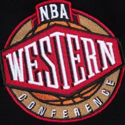 Men Mitchell & Ness Hoodies & Sweatshirts-Team First Satin Fleece Crew Vancouver Grizzlies