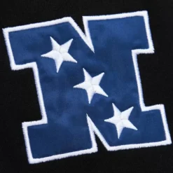 Men Mitchell & Ness Hoodies & Sweatshirts-Team First Satin Fleece Crew Dallas Cowboys