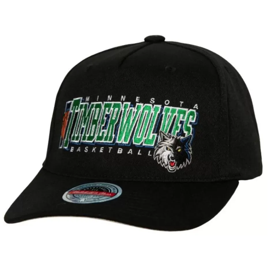 Mitchell & Ness Snapback-Team Graphic Stretch Snapback Minnesota Timberwolves