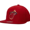 Mitchell & Ness Snapback-Team Ground 2.0 Snapback Hwc Miami Heat