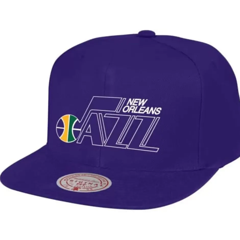Mitchell & Ness Snapback-Team Ground 2.0 Snapback Hwc New Orleans Jazz