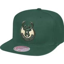 Mitchell & Ness Snapback-Team Ground Snapback Milwaukee Bucks