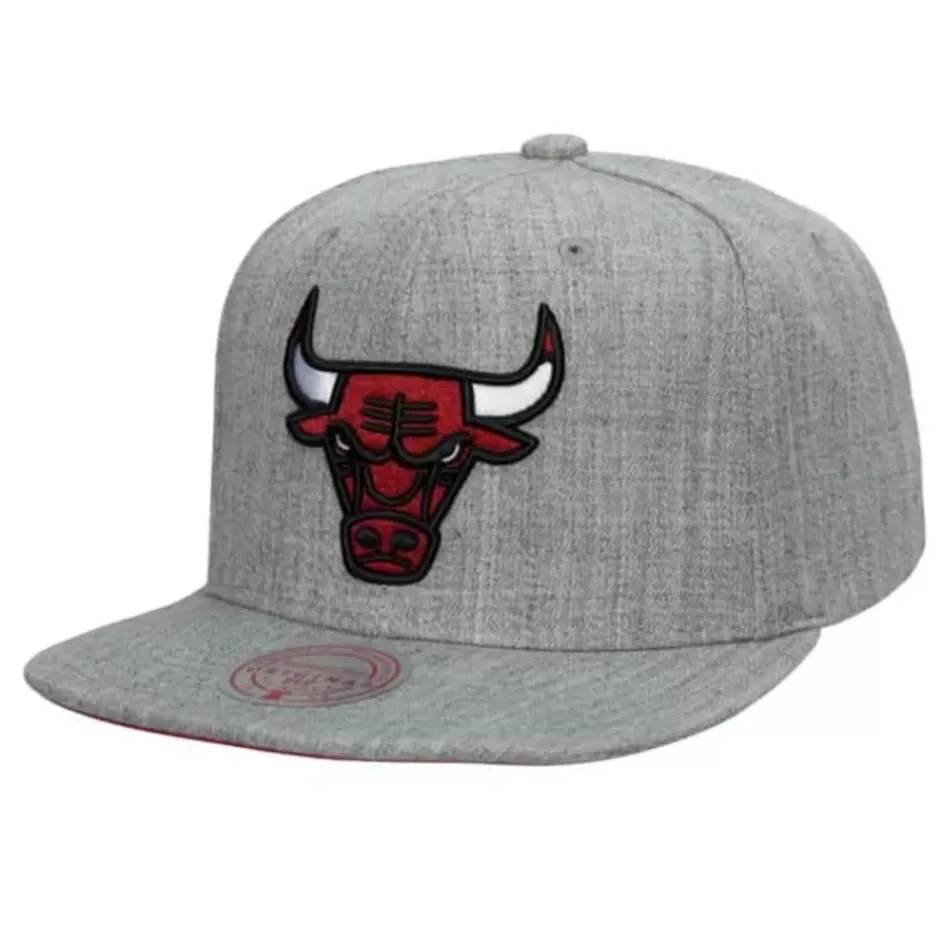 Mitchell & Ness Snapback-Team Heather 2.0 Snapback Chicago Bulls