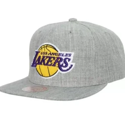 Mitchell & Ness Snapback-Team Heather 2.0 Snapback Los Angeles Lakers