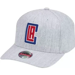 Mitchell & Ness Snapback-Team Heather Classic Red Snapback Los Angeles Clippers