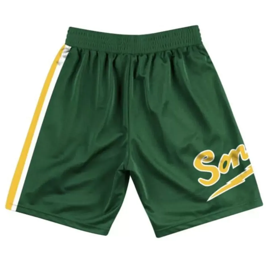 Men Mitchell & Ness Shorts-Team Heritage Shorts Seattle Supersonics 1967-69