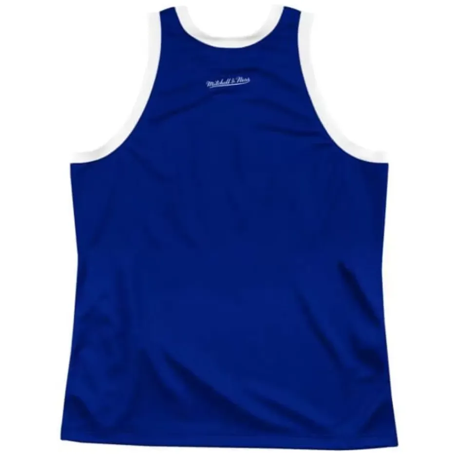 Men Mitchell & Ness T-Shirts & Tops-Team Heritage Tank Indiana Pacers 1971-87