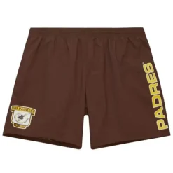 Men Mitchell & Ness Shorts-Team Heritage Woven Short San Diego Padres