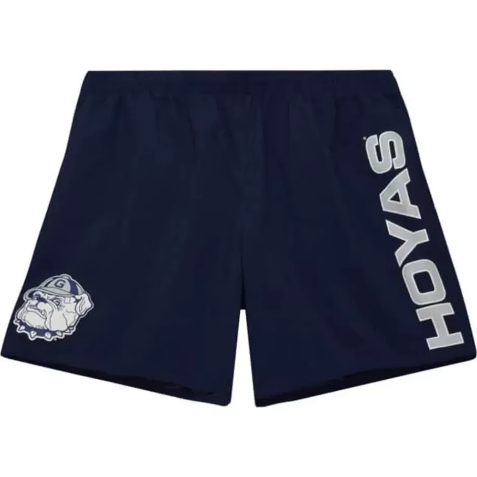 Men Mitchell & Ness Shorts-Team Heritage Woven Short Georgetown University