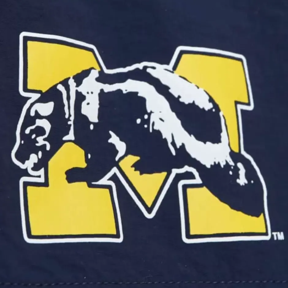 Men Mitchell & Ness Shorts-Team Heritage Woven Short University Of Michigan