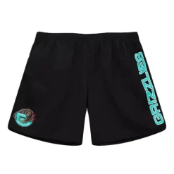 Men Mitchell & Ness Shorts-Team Heritage Woven Short Vancouver Grizzlies