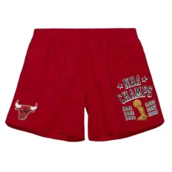 Men Mitchell & Ness Shorts-Team Heritage Woven Short Chicago Bulls