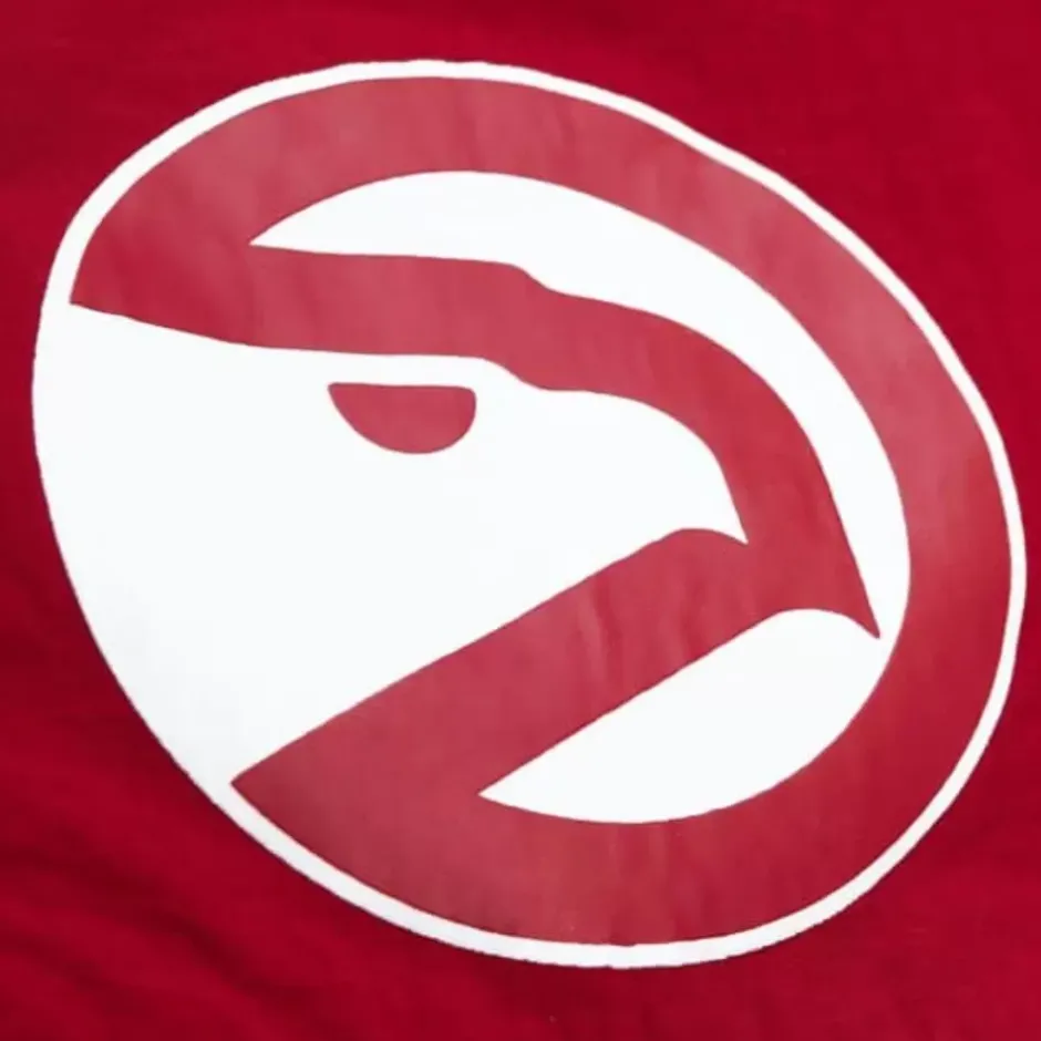 Men Mitchell & Ness Shorts-Team Heritage Woven Short Atlanta Hawks