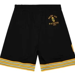 Men Mitchell & Ness Shorts-Team Id Mesh Shorts Green Bay Packers